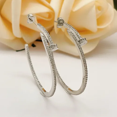 Replica Cartier Earrings For Women #1425723 $34.00 USD for Wholesale