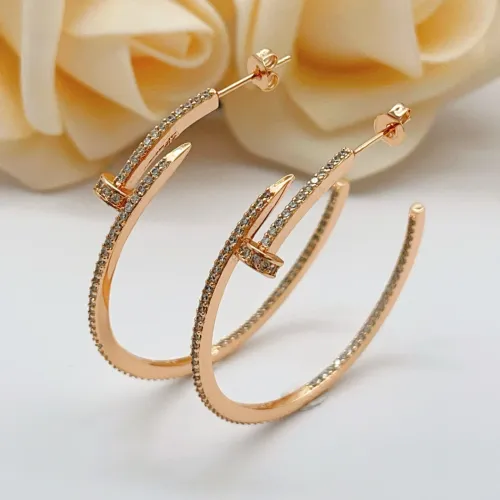 Wholesale Cartier Earrings For Women #1425724 $34.00 USD, Wholesale Quality Replica Cartier Earrings