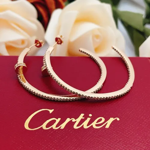 Replica Cartier Earrings For Women #1425724 $34.00 USD for Wholesale