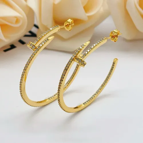 Wholesale Cartier Earrings For Women #1425726 $34.00 USD, Wholesale Quality Replica Cartier Earrings