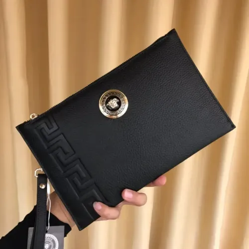 Wholesale Versace AAA Man Pouches #1425810 $64.00 USD, Wholesale Quality Replica Versace AAA Man Wallets