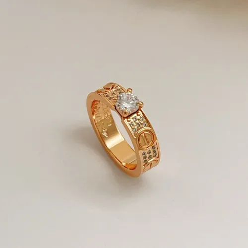 Wholesale Cartier Rings In Rose Gold #1425865 $34.00 USD, Wholesale Quality Replica Cartier Rings