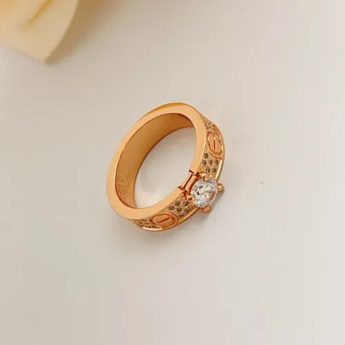 Replica Cartier Rings In Rose Gold #1425865 $34.00 USD for Wholesale