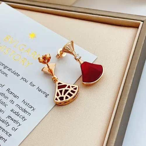 Replica Bvlgari Earrings For Women #1425867 $32.00 USD for Wholesale