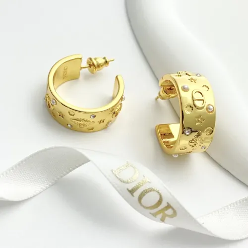 Replica Christian Dior Earrings For Women #1425868 $32.00 USD for Wholesale
