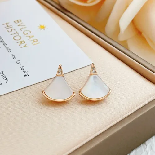 Replica Bvlgari Earrings For Women #1425885 $32.00 USD for Wholesale