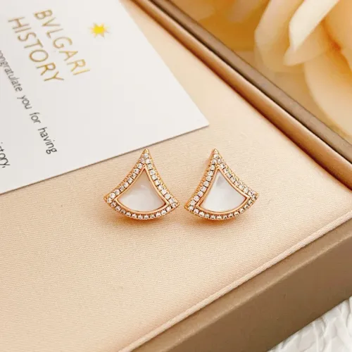 Replica Bvlgari Earrings For Women #1425886 $32.00 USD for Wholesale