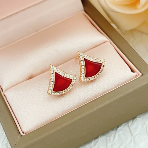 Wholesale Bvlgari Earrings For Women #1425887 $32.00 USD, Wholesale Quality Replica Bvlgari Earrings