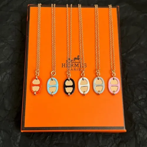 Replica Hermes Necklaces #1425929 $45.00 USD for Wholesale