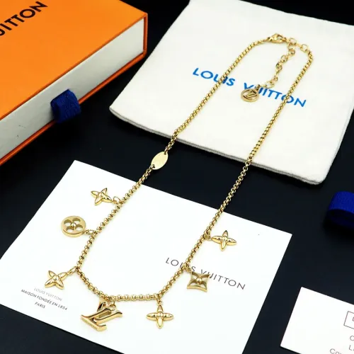 Wholesale Louis Vuitton Necklaces #1425992 $29.00 USD, Wholesale Quality Replica Louis Vuitton Necklaces