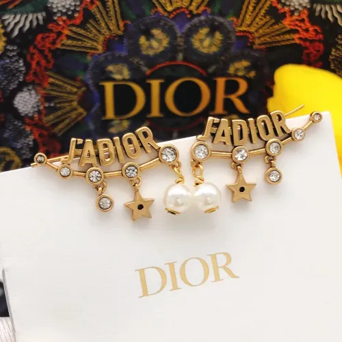 Wholesale Christian Dior Earrings For Women #1426006 $25.00 USD, Wholesale Quality Replica Christian Dior Earrings