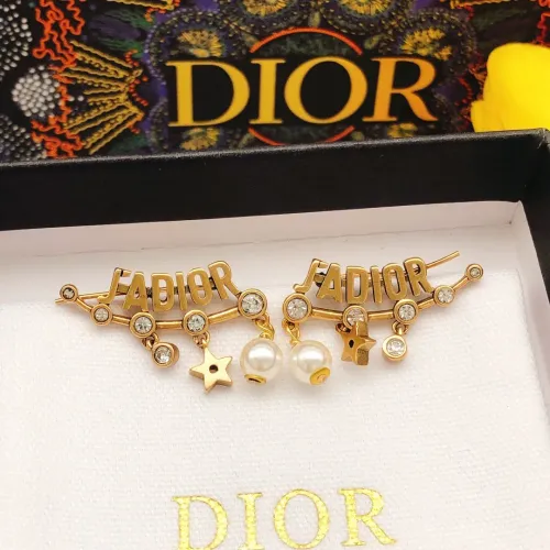 Replica Christian Dior Earrings For Women #1426006 $25.00 USD for Wholesale