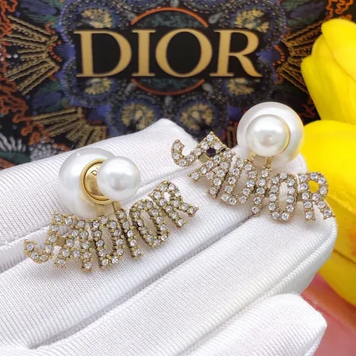 Replica Christian Dior Earrings For Women #1426020 $25.00 USD for Wholesale