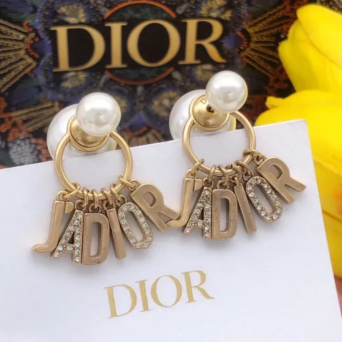 Wholesale Christian Dior Earrings For Women #1426021 $27.00 USD, Wholesale Quality Replica Christian Dior Earrings