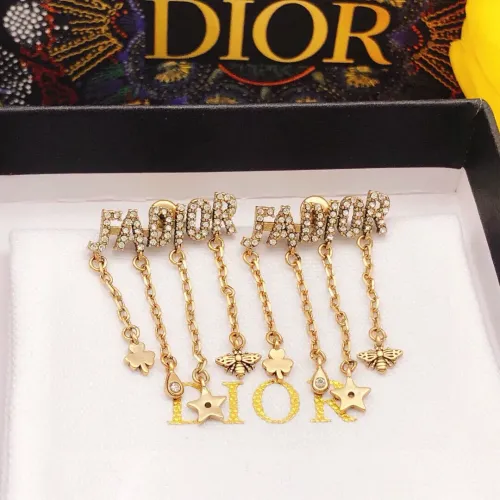 Replica Christian Dior Earrings For Women #1426035 $25.00 USD for Wholesale
