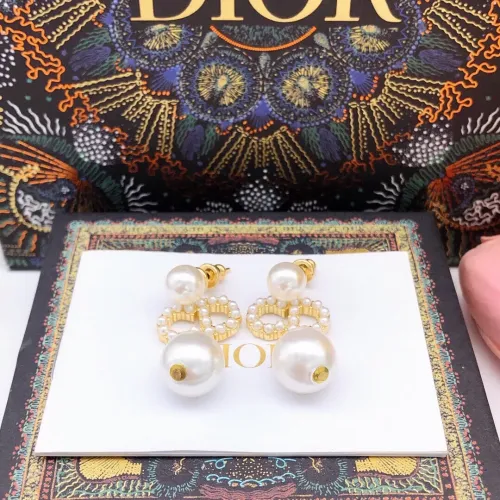 Replica Christian Dior Earrings For Women #1426037 $25.00 USD for Wholesale
