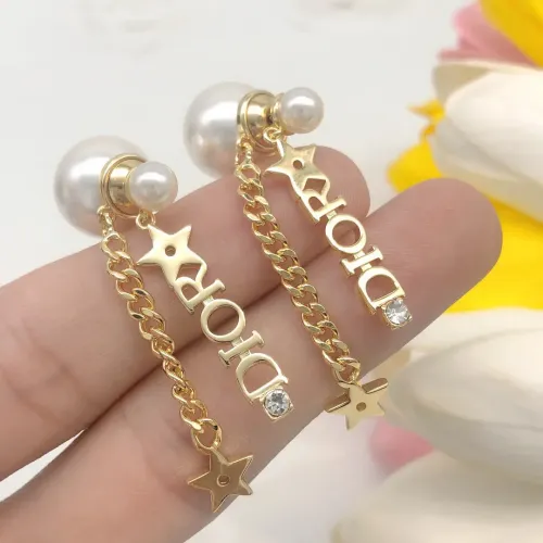 Replica Christian Dior Earrings For Women #1426052 $25.00 USD for Wholesale