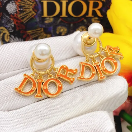 Replica Christian Dior Earrings For Women #1426073 $27.00 USD for Wholesale