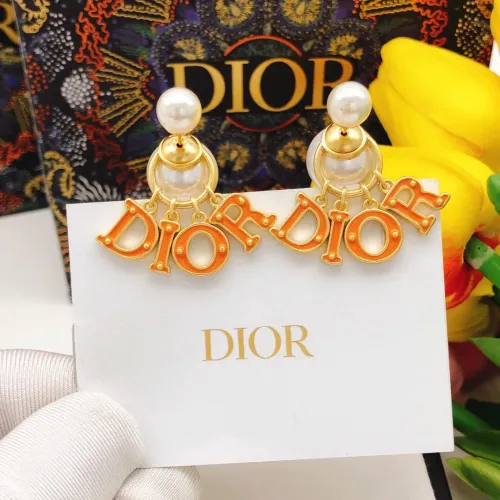 Replica Christian Dior Earrings For Women #1426073 $27.00 USD for Wholesale