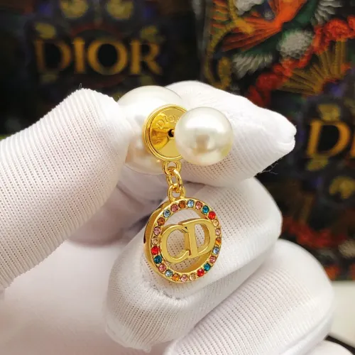 Replica Christian Dior Earrings For Women #1426078 $25.00 USD for Wholesale