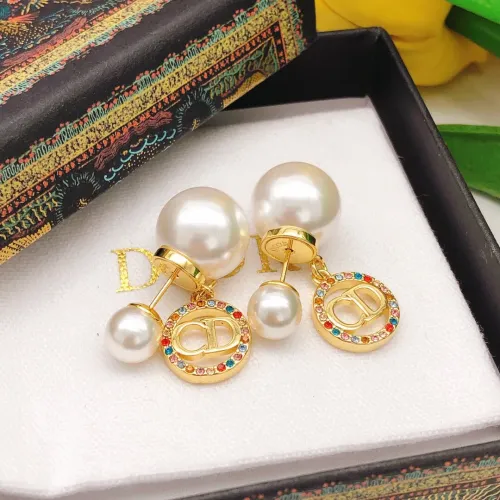 Replica Christian Dior Earrings For Women #1426078 $25.00 USD for Wholesale