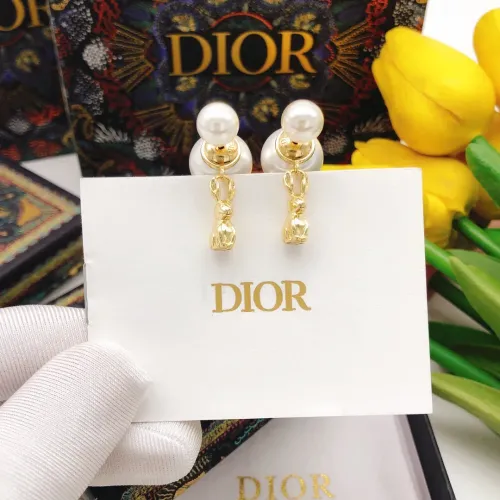 Replica Christian Dior Earrings For Women #1426082 $25.00 USD for Wholesale