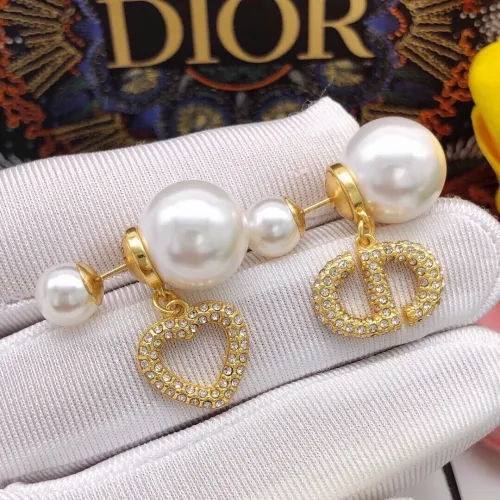 Wholesale Christian Dior Earrings For Women #1426091 $25.00 USD, Wholesale Quality Replica Christian Dior Earrings