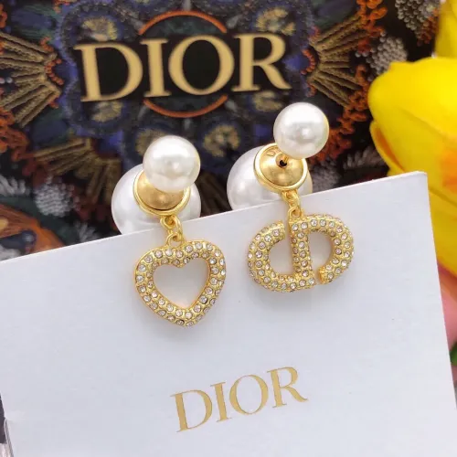 Replica Christian Dior Earrings For Women #1426091 $25.00 USD for Wholesale