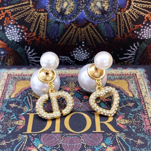 Replica Christian Dior Earrings For Women #1426091 $25.00 USD for Wholesale