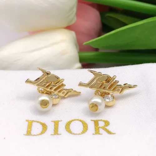Wholesale Christian Dior Earrings For Women #1426143 $25.00 USD, Wholesale Quality Replica Christian Dior Earrings