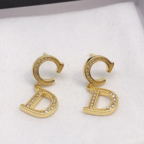 Wholesale Christian Dior Earrings For Women #1426145 $25.00 USD, Wholesale Quality Replica Christian Dior Earrings