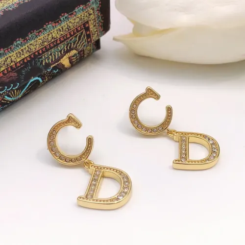 Replica Christian Dior Earrings For Women #1426145 $25.00 USD for Wholesale