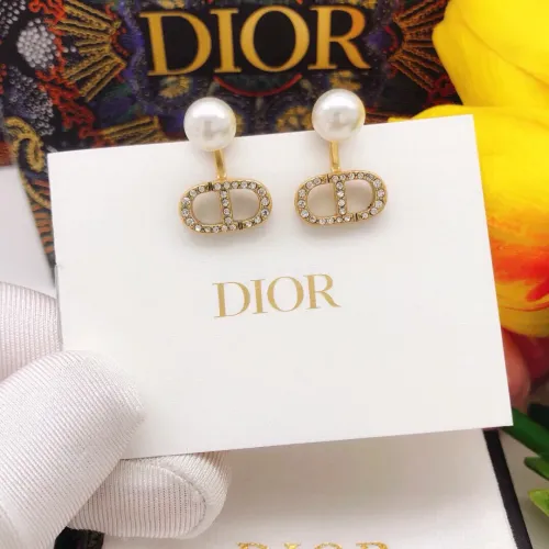 Replica Christian Dior Earrings For Women #1426146 $25.00 USD for Wholesale