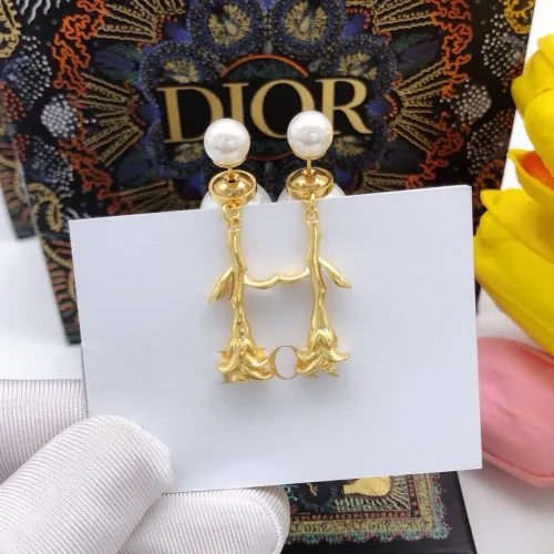 Replica Christian Dior Earrings For Women #1426155 $25.00 USD for Wholesale