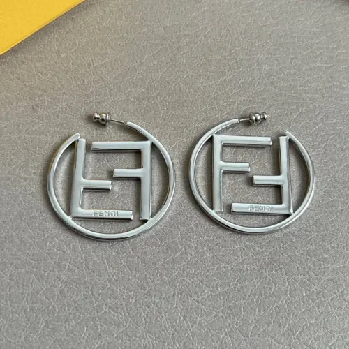 Wholesale Fendi Earrings For Women #1426241 $39.00 USD, Wholesale Quality Replica Fendi Earrings