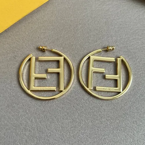 Wholesale Fendi Earrings For Women #1426242 $39.00 USD, Wholesale Quality Replica Fendi Earrings