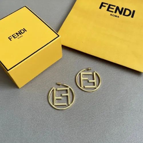 Replica Fendi Earrings For Women #1426242 $39.00 USD for Wholesale