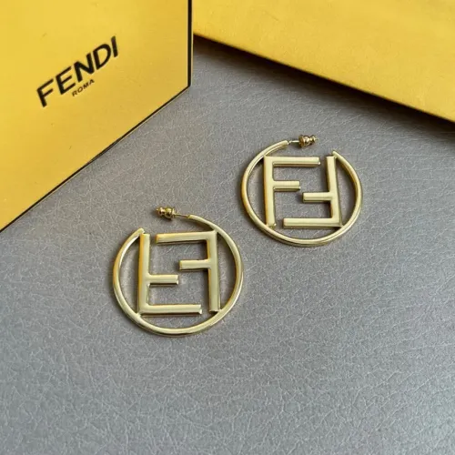 Replica Fendi Earrings For Women #1426242 $39.00 USD for Wholesale