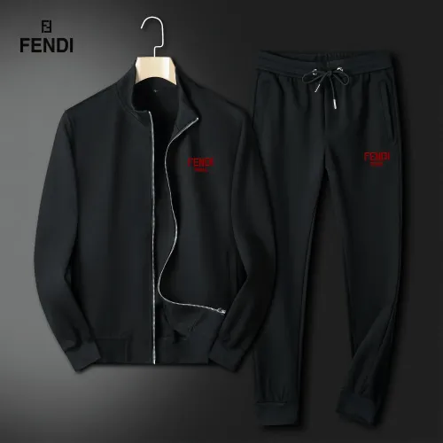 Wholesale Fendi Tracksuits Long Sleeved For Men #1426379 $80.00 USD, Wholesale Quality Replica Fendi Tracksuits