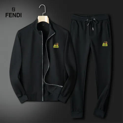 Wholesale Fendi Tracksuits Long Sleeved For Men #1426388 $80.00 USD, Wholesale Quality Replica Fendi Tracksuits