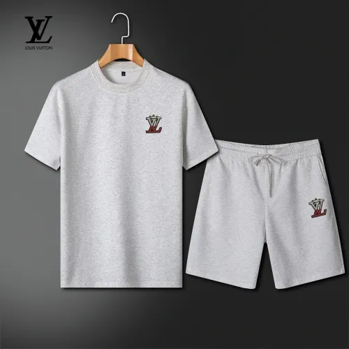 Wholesale Louis Vuitton LV Tracksuits Short Sleeved For Men #1426563 $64.00 USD, Wholesale Quality Replica Louis Vuitton LV Tracksuits