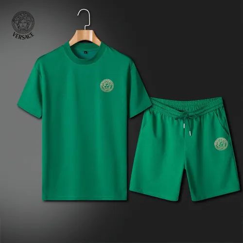 Wholesale Versace Tracksuits Short Sleeved For Men #1426589 $64.00 USD, Wholesale Quality Replica Versace Tracksuits