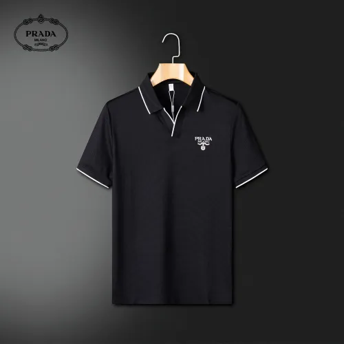 Wholesale Prada T-Shirts Short Sleeved For Men #1426622 $42.00 USD, Wholesale Quality Replica Prada T-Shirts