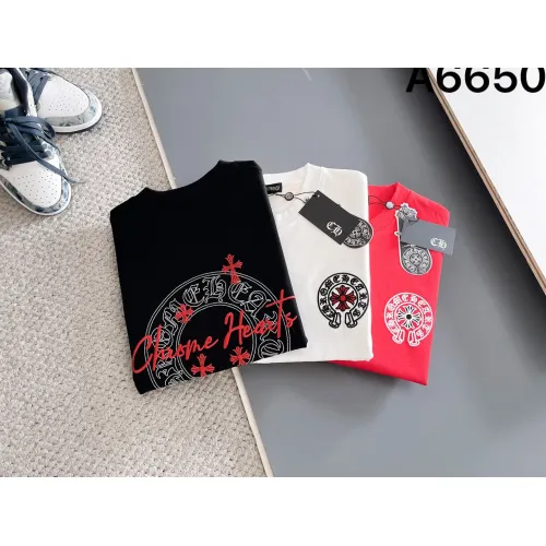Replica Chrome Hearts T-Shirts Short Sleeved For Unisex #1426685 $42.00 USD for Wholesale