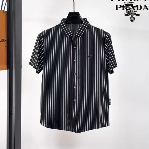 Wholesale Prada Shirts Short Sleeved For Men #1426779 $52.00 USD, Wholesale Quality Replica Prada Shirts