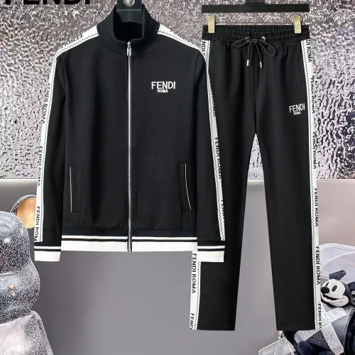Wholesale Fendi Tracksuits Long Sleeved For Men #1426787 $92.00 USD, Wholesale Quality Replica Fendi Tracksuits