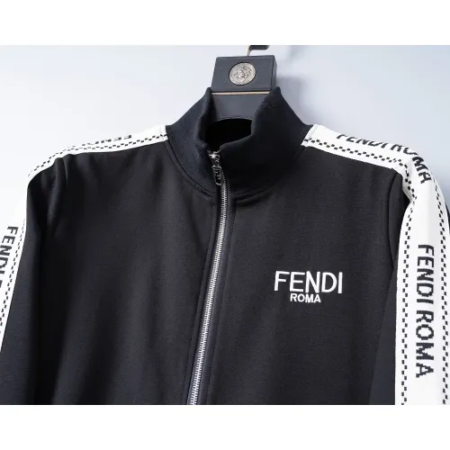 Replica Fendi Tracksuits Long Sleeved For Men #1426787 $92.00 USD for Wholesale