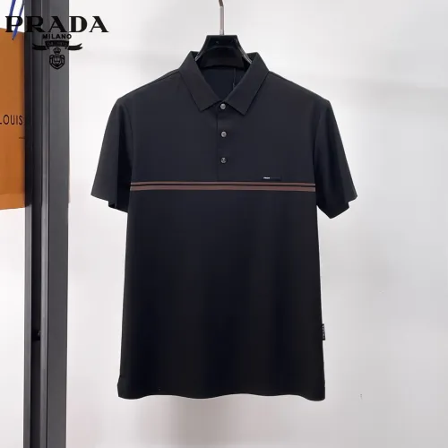 Wholesale Prada T-Shirts Short Sleeved For Men #1426885 $48.00 USD, Wholesale Quality Replica Prada T-Shirts