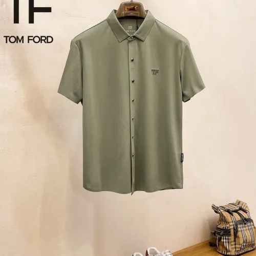 Wholesale Tom Ford Shirts Short Sleeved For Men #1426906 $52.00 USD, Wholesale Quality Replica Tom Ford Shirts