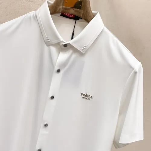 Replica Prada Shirts Short Sleeved For Men #1426909 $52.00 USD for Wholesale
